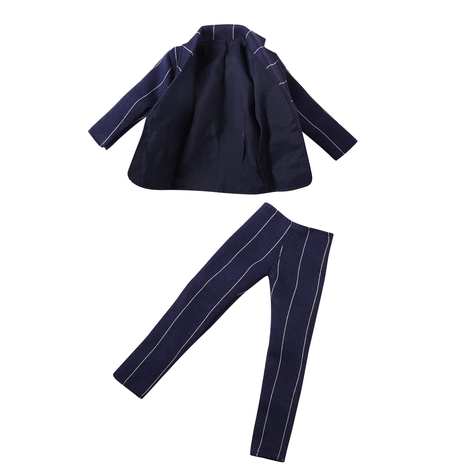 11.5 Inch Doll Clothes and Accessories Doll Outfit for 12 Inch Boy Doll,Including 1 Suit,1 Shirt, Random 4 Tops,Random 4 Pants,1 Pair of Glasses,2 Pairs of Shoes and 1 Computer