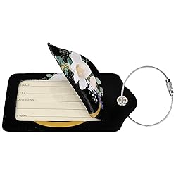 2 PCS Flower Lette O Luggage Tag for Suitcases
