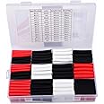 320 pcs 3:1 Shrink Tubing,Heat Shrink Tubing Adhesive (7 Size 3 Color ) Shrink Wrap for Wires Wire Protector Auto and Car Ste