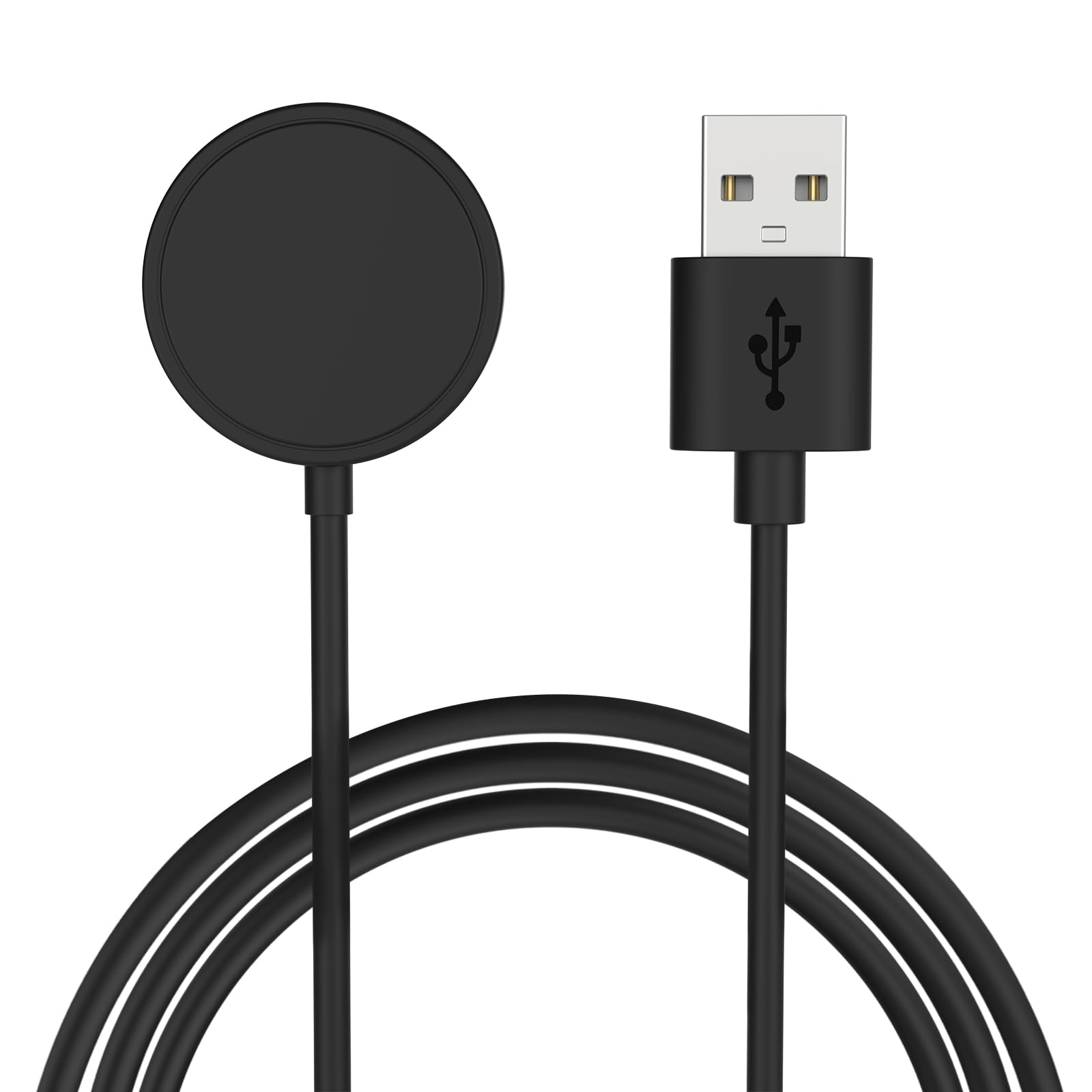 MoKo Charger Compatible with Gabb Watch 3/3e, Portable Magnetic Charger Dock with 3.3 ft/1 m USB Charging Cable for Gabb Watch 3/3e, Black