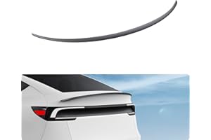 BASENOR 2025 2026 Tesla Model Y Rear Spoiler Wing ABS OEM Rear Trunk Lip Sporty Appearance Model Y Juniper (Standard,Premium & Performance) Exterior Accessories Matte Carbon Fiber