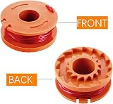 JINHENB 4 Pcs Worx Trimmer Spool Replacement Nylon Line for WA0010 view 2