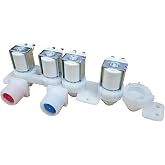 DC97-15459Q Washer Water Inlet Valve Compatible with Samsung WashingMachine | Fit WA51A5505AC/US-00 WA51A5505AV/US-00 WA51A5505AW/US-00 Top Load Washing Machine, Replace AP7187126 PS16735204, 4-Way Valve