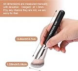 TEOYALL Angled Foundation Contour Brush Synthetic Kabuki for Liquid Cream Powder view 5