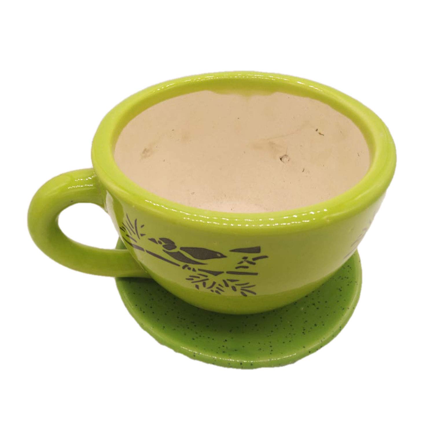 Buy India Meets India Khurja Pottery Flower Vase Cup And Plate