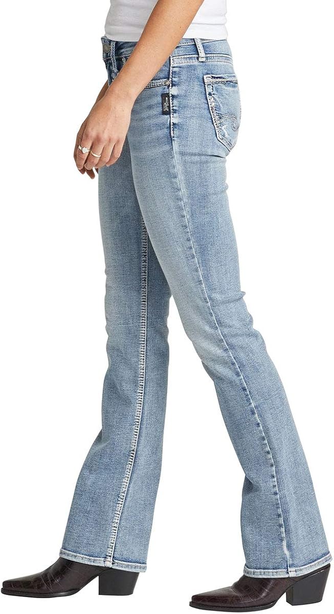 silver curvy jeans