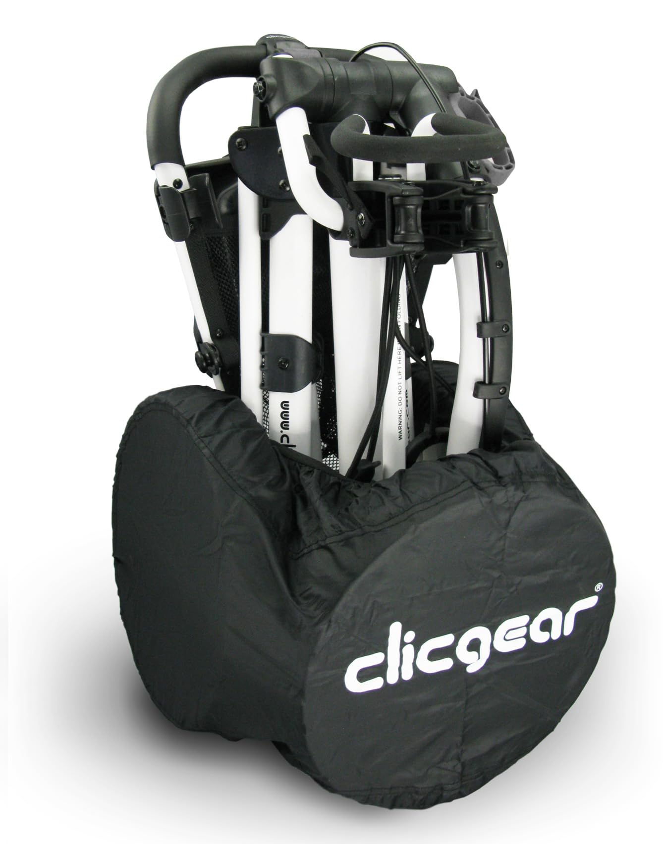 Clicgear Longridge CGWC01 Clicgear Golf Trolley Wheel Covers, Black, Large