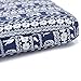 CoolBELL 13.3 Inch Laptop Sleeve Case Cover With Elephant Pattern Ultrabook Sleeve Macbook Canvas Bag For Ultrabook/Tablet/Macbook Pro/Macbook Air/iPad Pro/Surfase/Women/Men (Blue)