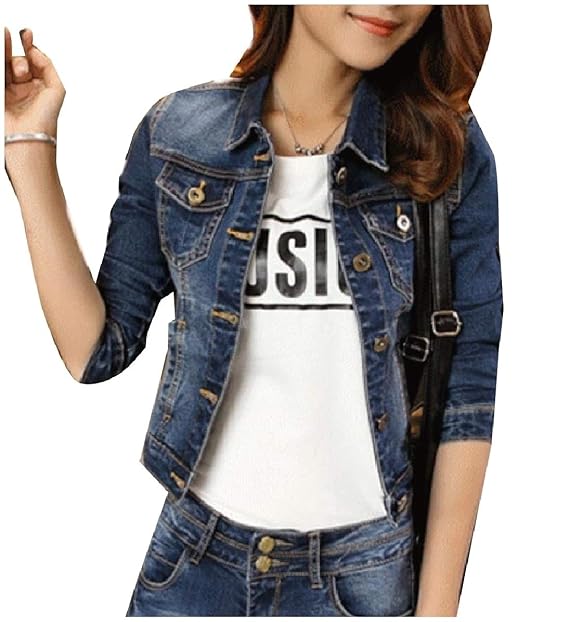 short oversized denim jacket