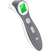 HealthSmart Digital Thermometer for Adults and Children, Forehead Infrared Temperature Gun to Test Objects or Air