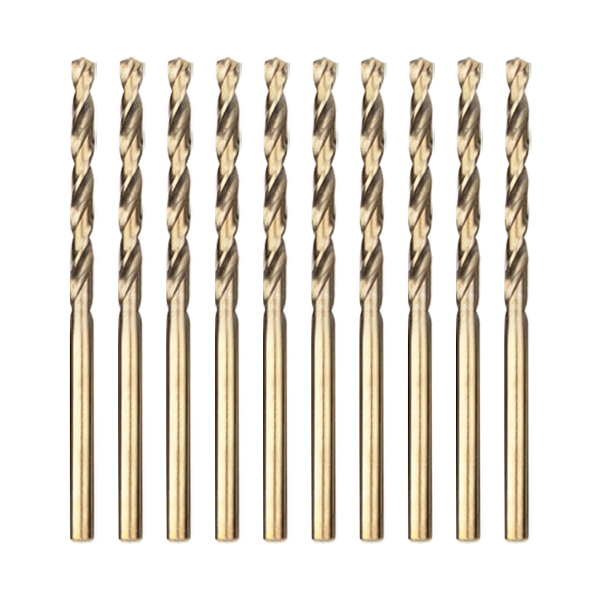 Meccion HSS Cobalt Jobber Drill Bit 10pcs 2.0mm Twist Drill Bit for Drilling Stainless Steel and Metal — image 1