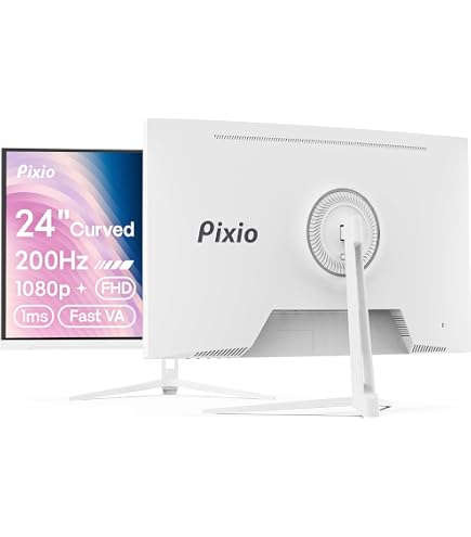 Amazon.com: Samsung 27in White Super-Slim Curved 1080i LED Monitor