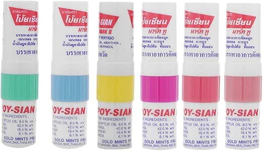 Poy-Sian Mark 2 II Herbal Nasal Inhaler for Reliefing Dizziness Fatigue ...