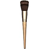 Clarins Multi-Use Foundation Brush | Multi-Purpose Flared Brush | Blends Liquid, Cream and Powder Formulas With Sheer, Flawless, and Natural-Looking Results | Ultra-Soft Synthetic Fibers