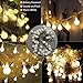 Yesee String Lights Battery Operated Outdoor Fairy Lights 33ft 80 LEDs Globe String Lights for Halloween, Christmas, Wedding, Bedroom, Patio and Party (Warm White) [Without Remote]