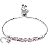 INSPIRED VOICES Sterling Silver Plated Charm Bracelets for Women - Easy Adjustable Bracelets