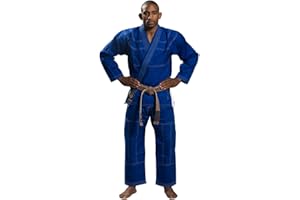 Ronin Brand Plain BJJ Gi - Unisex Brazilian Jiu-Jitsu Gi - - 100% Finest Pre Shrunk Cotton 420 GSM Pearl Weave Material