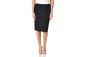 Calvin Klein Womens Classic Fit Straight Lux Suit Skirt (Regular and Plus Size)