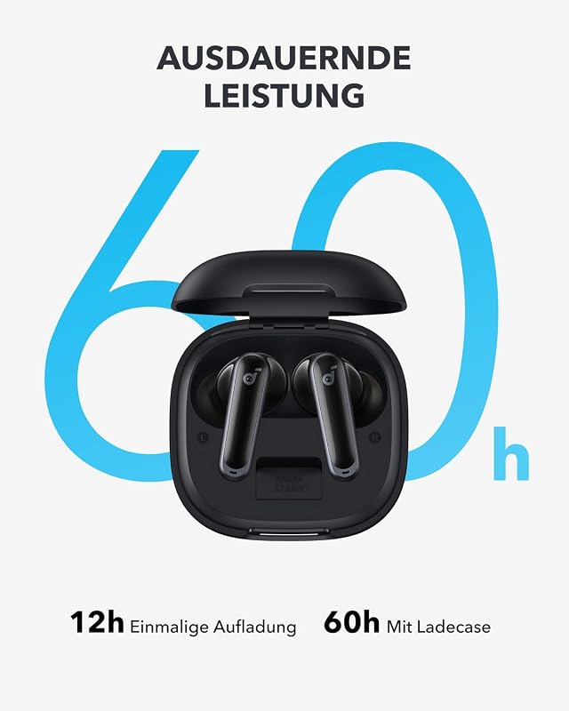 by Anker P40i, Wireless Earbuds mit Noise Cancelling, BassUp