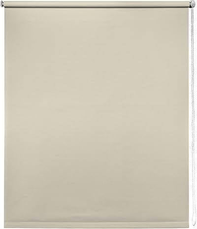 New Edge Blinds Thermal Blackout Roller Blinds Natural 70cm 165cm Drop