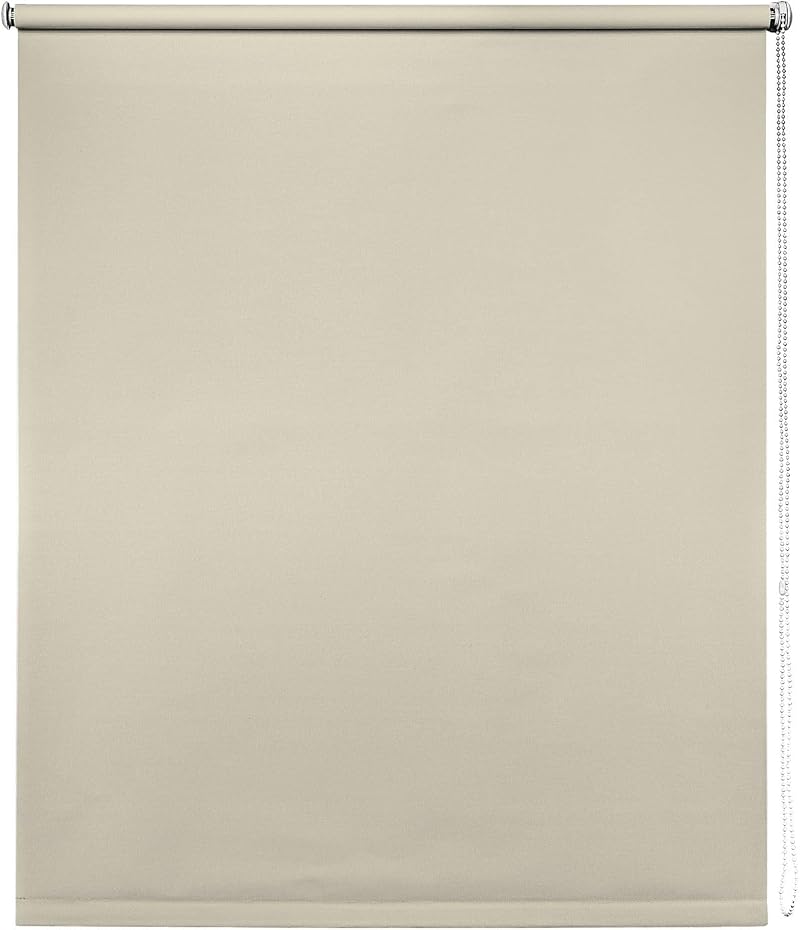 New Edge Blinds Thermal Blackout Roller Blinds Natural 70cm 165cm Drop