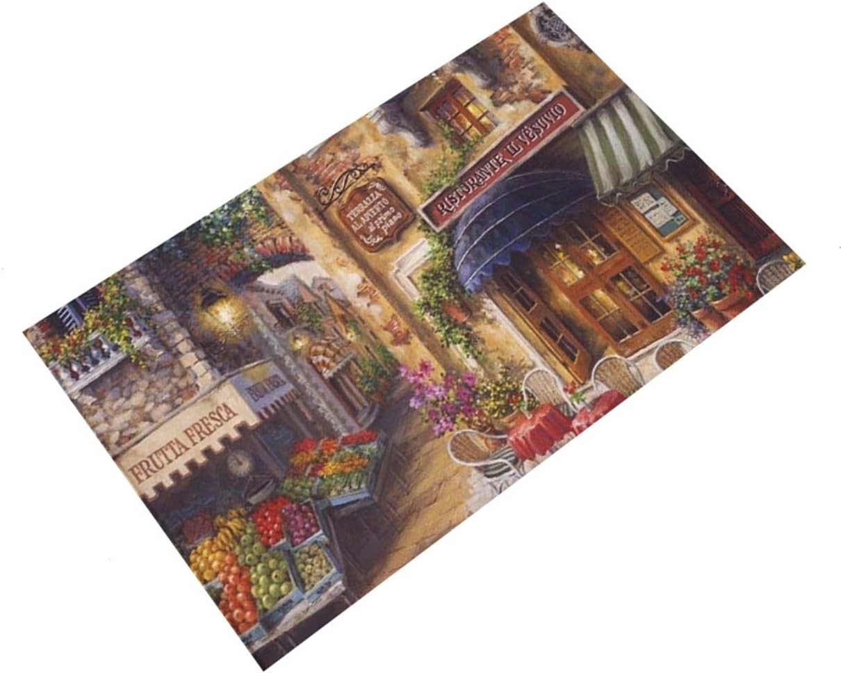 GrandSiri 1 Pc Cartoon House Fairy Coral Fleece Floor Rugs Notable Popular Anti Slip Soft Cushions Pads Set Shower Room Decor Washable Fluffy Foot Gift, Type-04