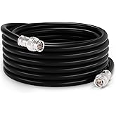 THE CIMPLE CO Cable BNC de 100 pies con 2 conexiones BNC macho – 75 ohmios, cable HD-SDI y SDI de baja pérdida – Negro, 100 p
