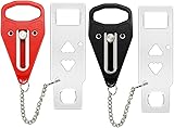 Portable Door Lock 2Pack Extra Lock for Additional