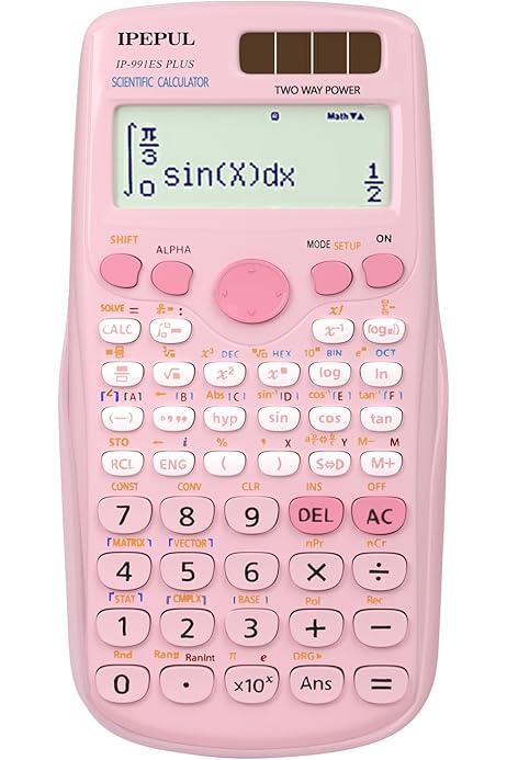 Calculadora Casio Fx 991 Rosada CALCULADORA CASIO FX-991ES PLUS