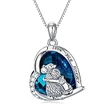 SIMONLY 925 Sterling Silver Crystal Dog Necklace