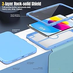 MoKo Case for iPad 10th Generation Case with Pencil