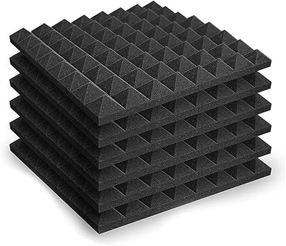Amazon Co Jp 枚入 防音 材 ピラミッド型 吸音 材 ダイソー 防音騒音吸音対策 ウレタンフォーム スポンジ 吸音 材 壁 高いおすすめの吸音材 Diy 工具 ガーデン