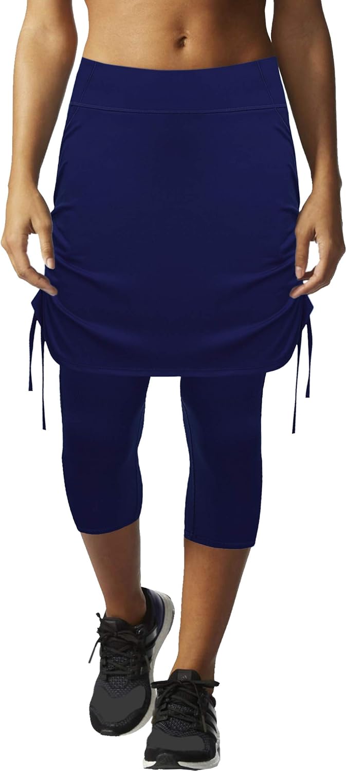 HonourSex Womens Capri Skirt Tennis Casual Skirted