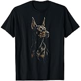 Doberman Dog Gift Lover for Men Women Dog Mom Dad Owner T-Shirt