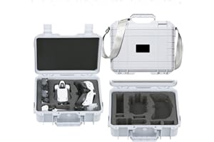 Hard Carrying Case for Antigravity A1, Hard Shell Storage Case for Drone Accessories, White