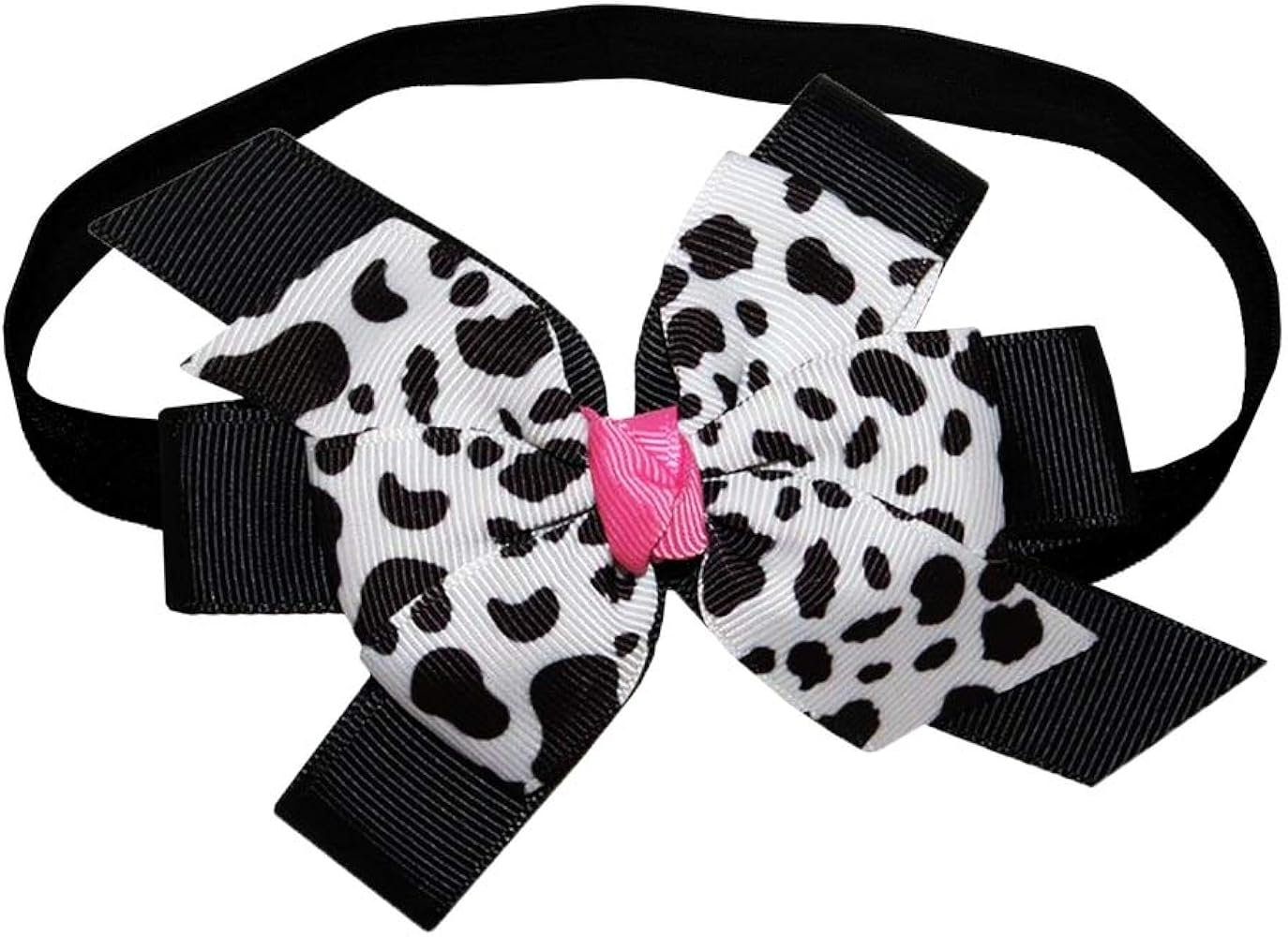 cow print headband for baby girl