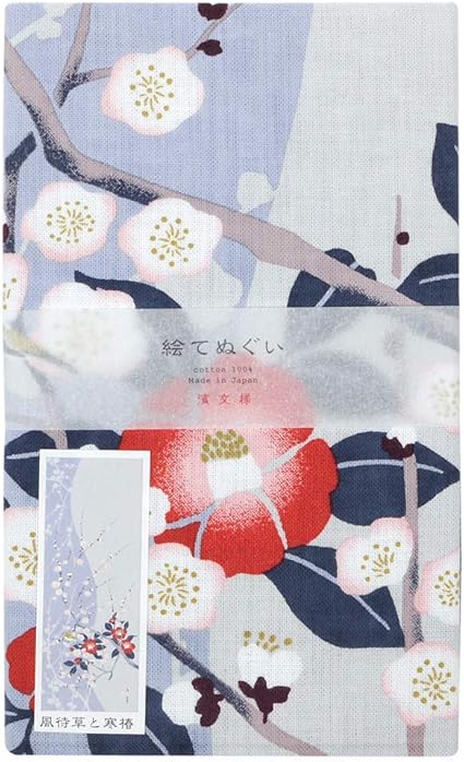 Amazon Co Jp 濱 Pattern Picture Remove The Wind Truly Grass And 寒椿 Gray Home Kitchen