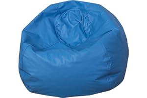 Children's Factory 35" Kids Bean Bag Chairs, Flexible Seating Classroom Furniture, Beanbag Ideal for Boy/Girl Toddler Daycare or Playroom, Deep Water (CF610-082)