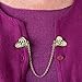 Evelots Sweater Collar Clip-Shawl/Blouse/Vest/Cardigan-All Occasion-Asst. Styles
