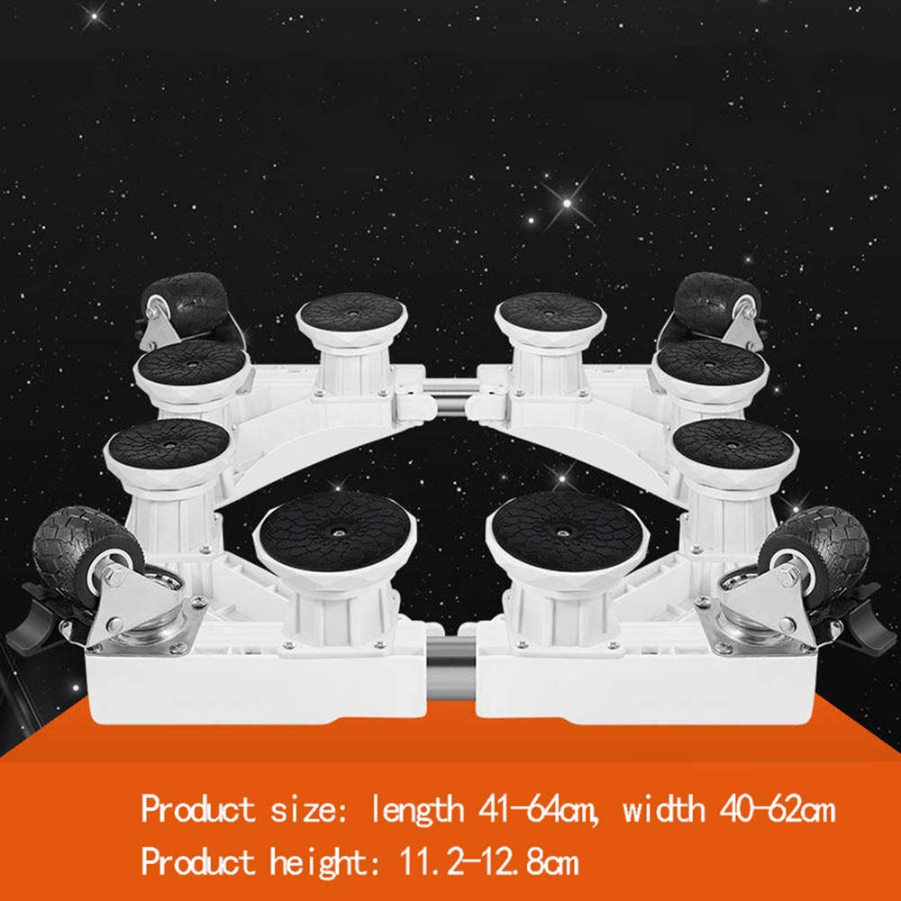 注目の 取り外し可能な洗濯機のベースブラケット パドル高さの棚 4つのタイヤホイール B07h56j64j 無料長期保証 Gmi Gkctv Com