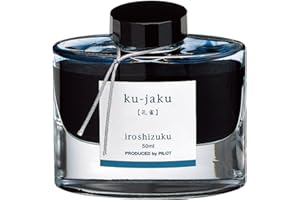 Pilot Iroshizuku Fountain Pen Ink - 50ml Bottle - Ku-Jaku Peacock