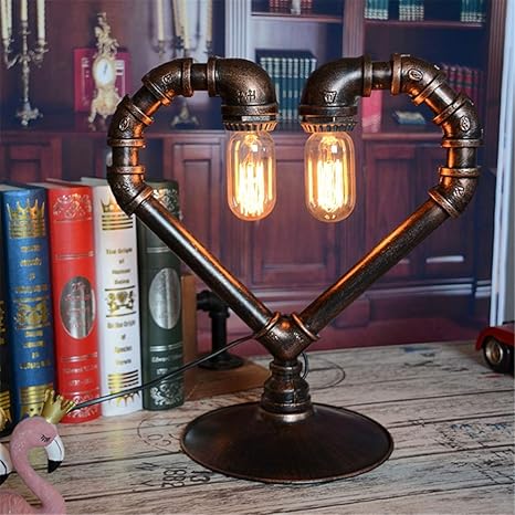 Lampada Da Tavolo Retro Steampunk Fai Da Te A Doppia Testa