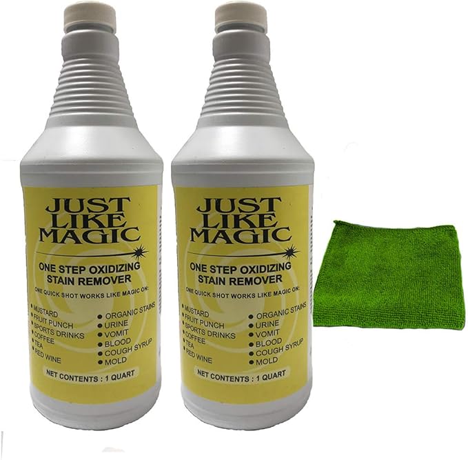 Just Like Magic Carpet Cleaner Organic Stain Discoloration