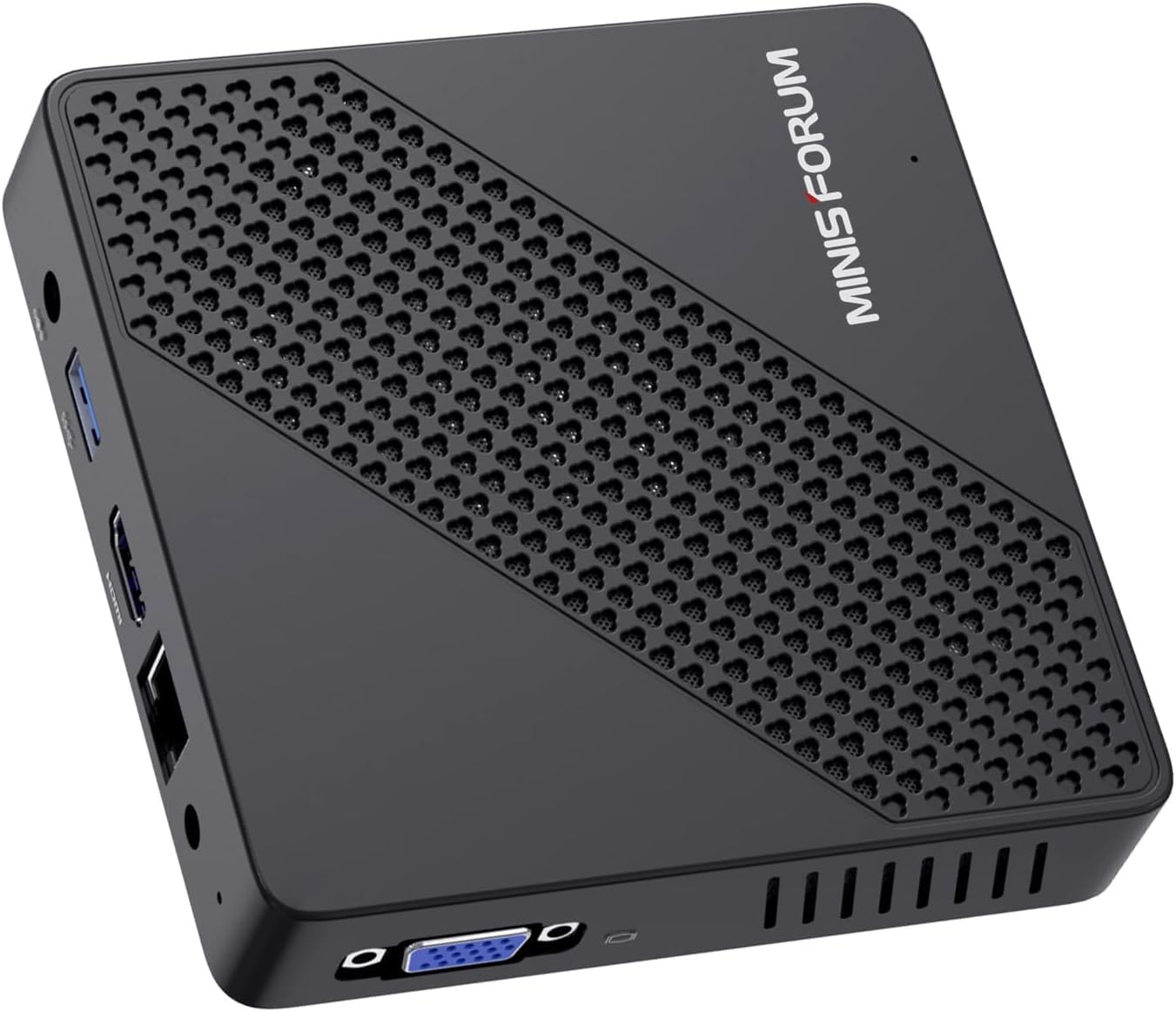 N40 Mini PC Fanless Celeron N4020 (up to 2.8GHz) with 4GB DDR4/64GB eMMC RAM Mini Desktop Computer, Support 4K UHD, VGA Port,2.4G/5.8G WiFi&BT4.2,3xUSB3.0 Ports,1x SD Card Slot for Business Home Offic