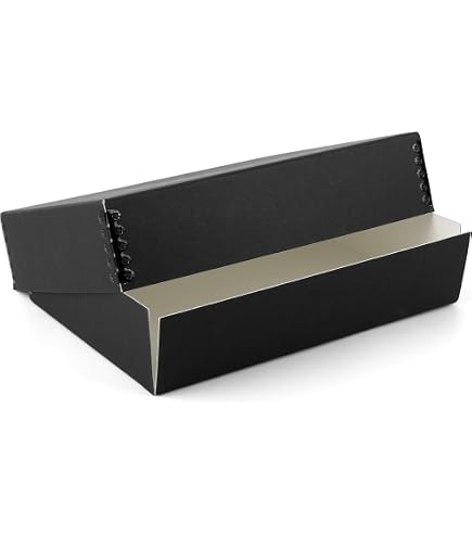 Amazon.com: Lineco 11x14 Black Museum Archival Storage Box, Drop