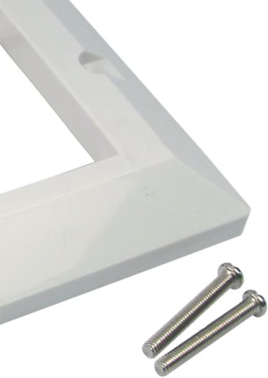 rhinocables Double Wall Frame RJ45 Faceplate LAN Patch Network Keystone for 50mm x 25mm Clip in Euro Modules Only UK Spec - Image 3