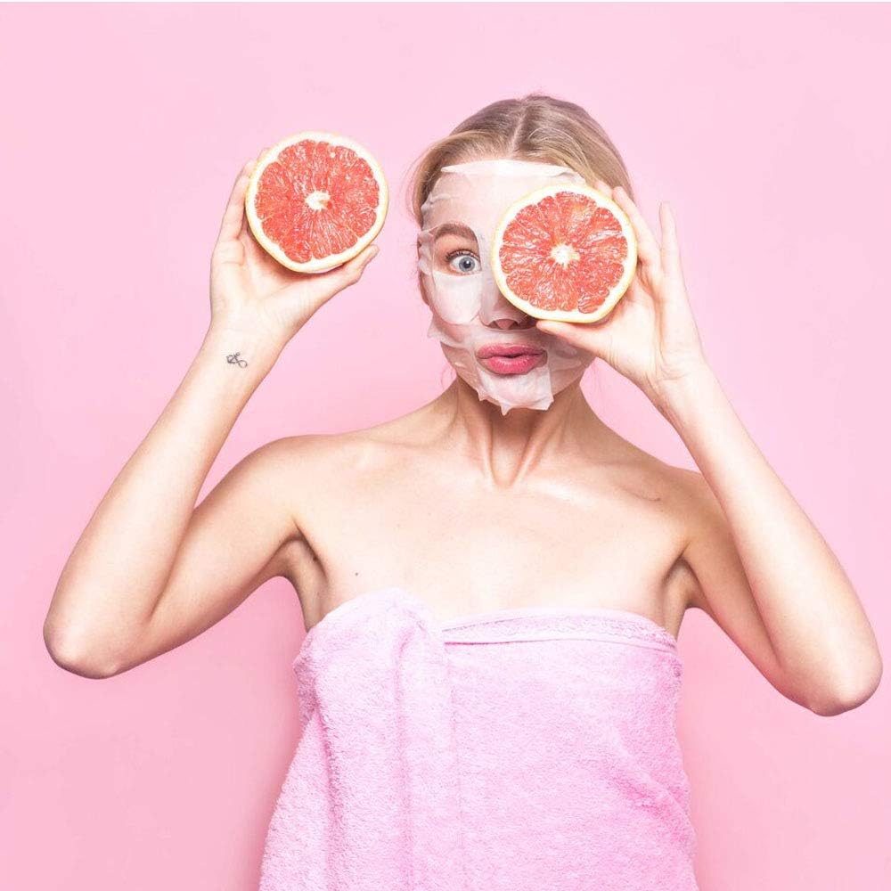 Yes To Grapefruit Vitamin C Boosting Sheet Mask, 20 ml (Pack of 1) - Image 4