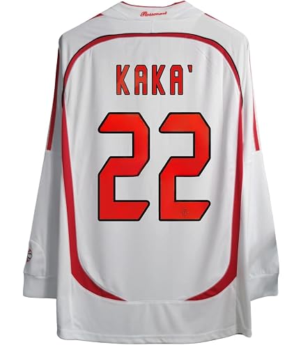 Amazon.com : Milan Kaka #22 Retro Men's Soccer Jersey Fan Edition