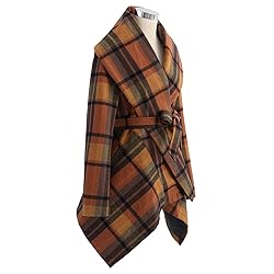 CHICWISH Women's Turn Down Shawl Collar Open Front