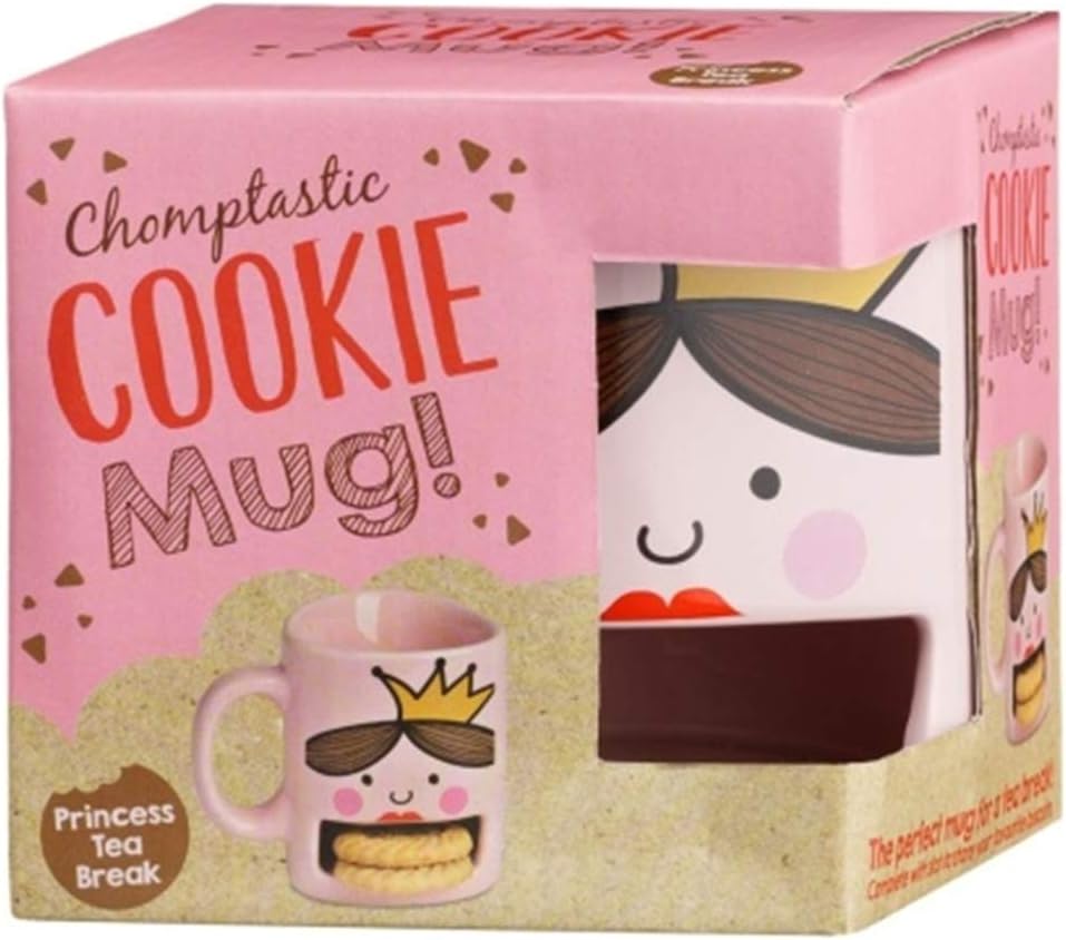 New Novelty Design Cookie Cartoon Character Face Mug with Biscuit